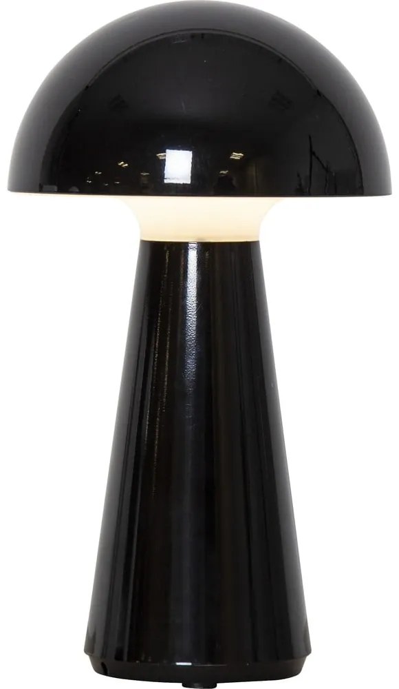 Čierna LED stolová lampa so stmievačom (výška 28 cm) Mushroom – Star Trading