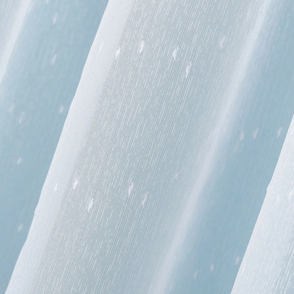 Voál biely s olovkom vzor Prší - ZAC-014 výška 160 cm Iba metráž