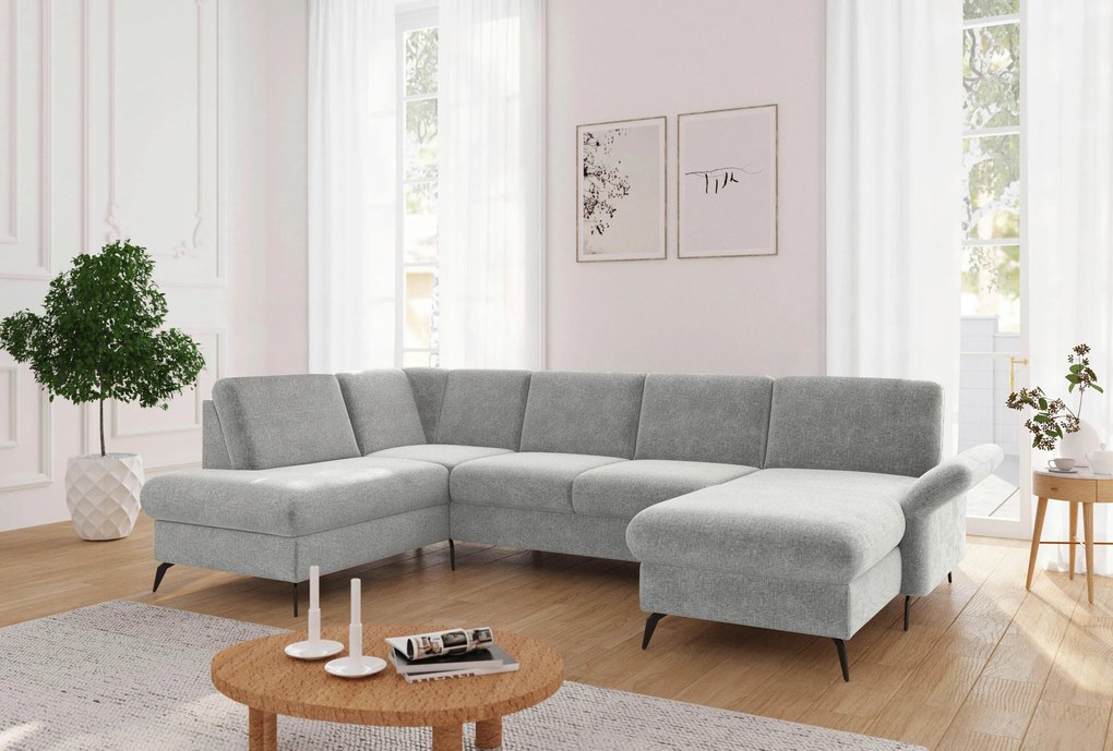 XXXLutz SEDACIA SÚPRAVA, textil, svetlosivá Sit & More - Sedačky - 00014401619G