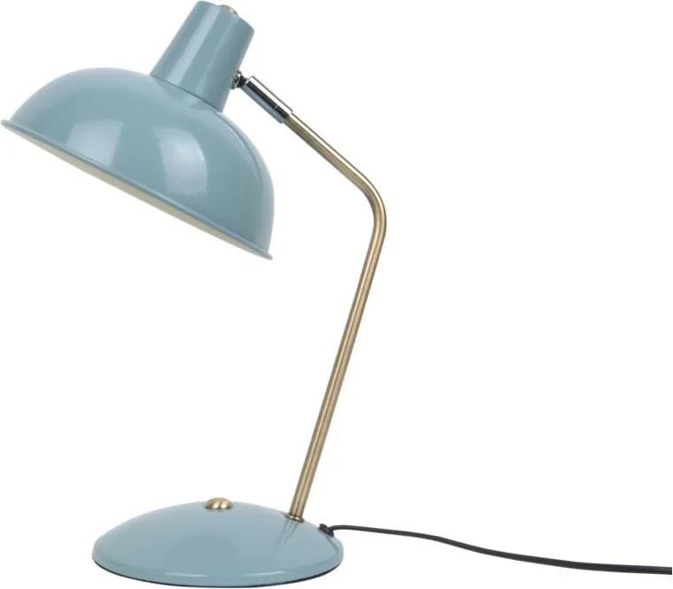 Svetlomodrá stolová lampa Leitmotiv Hood