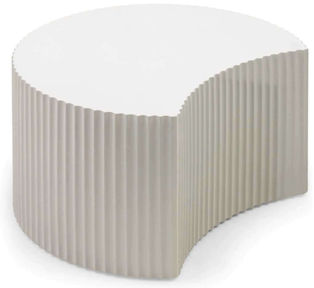 Sada dvoch konferenčných stolíkov Belmonte šedo-béžová