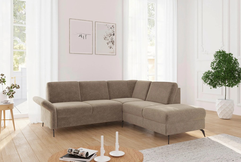 XXXLutz ROHOVÁ SEDAČKA, textil, svetlohnedá Sit & More - Sedačky - 00014401617Y