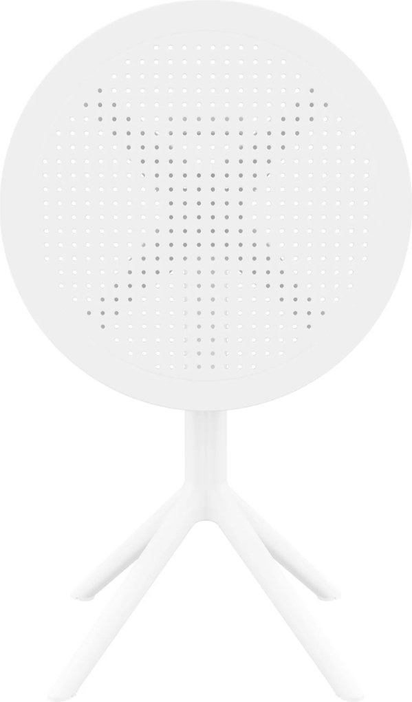 Skladací stôl Sky round - biela