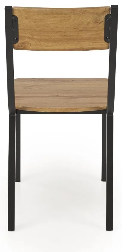 Jedálenský set Milton dub prírodný/čierny