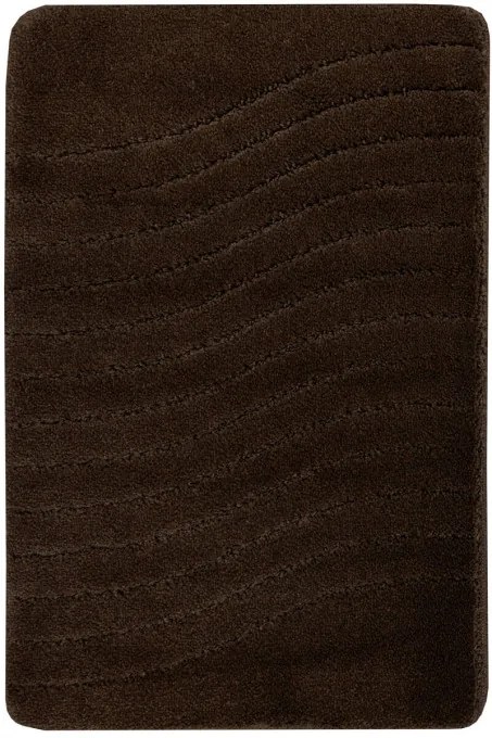 Kúpeľňový koberček Sara hnedý, vlny