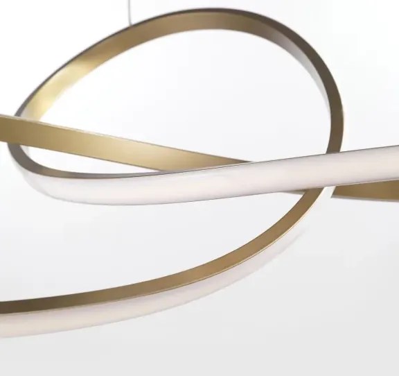 LED luster Fusion 72 zlaté