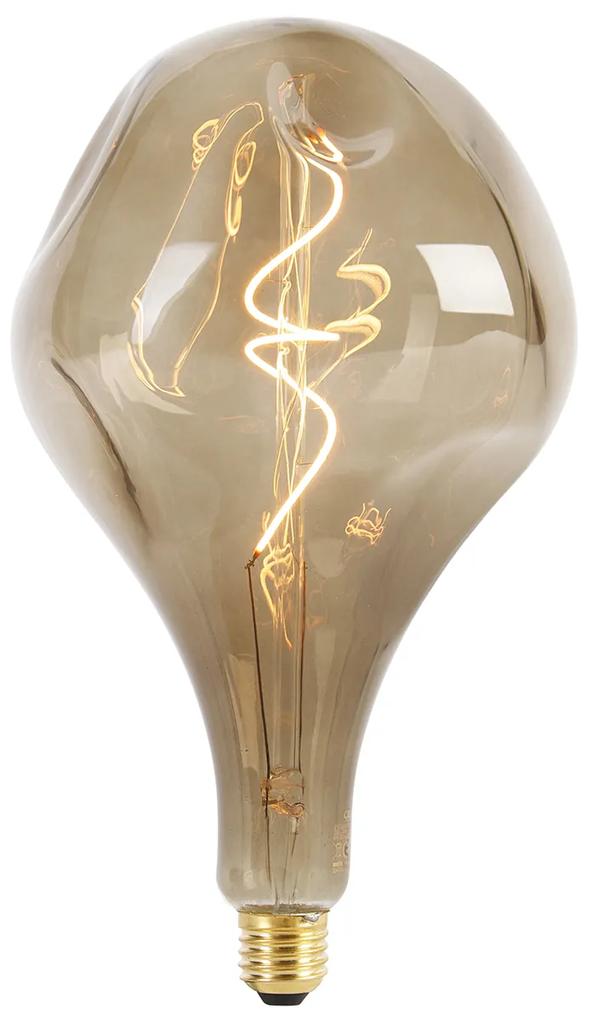E27 stmievateľná LED lampa G168 bronzová 6W 150 lm 1800K