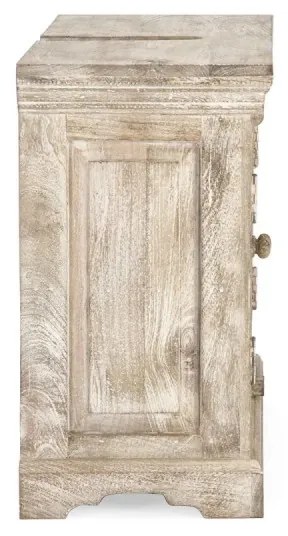 furniture-nabytek.cz - Masívna spodná drezu skriňa Patina Mango, lakovaná, prírodná – 73×33×61 cm