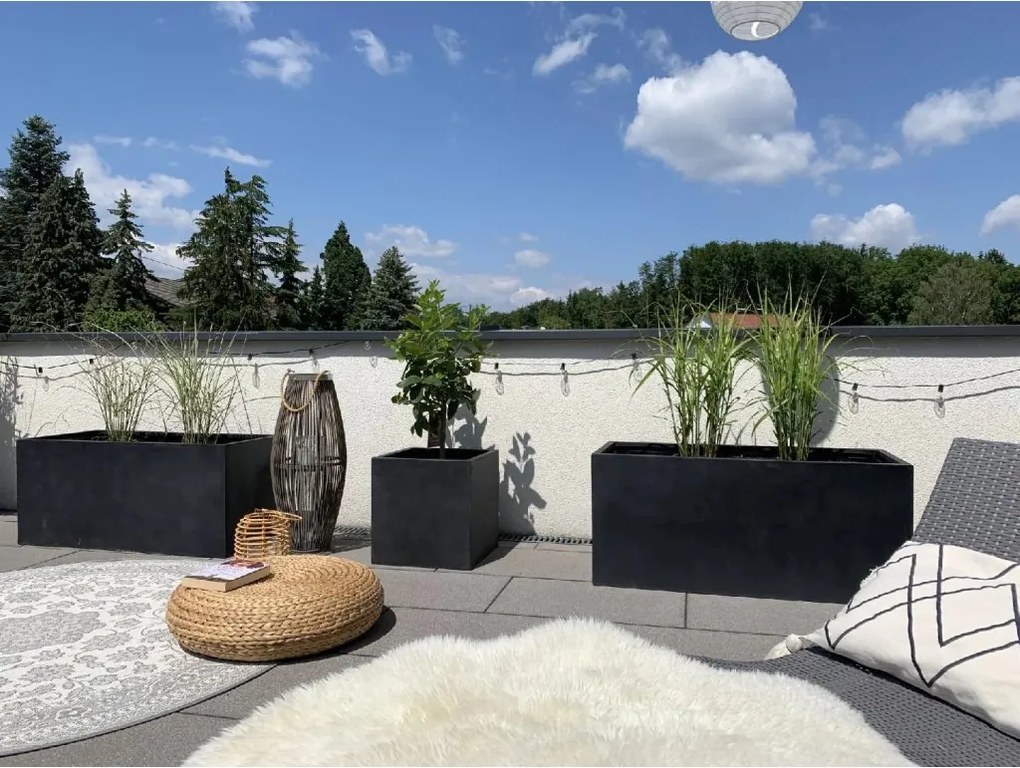 Hrantík MAXI, sklolaminát, šírka 100 cm, antracit