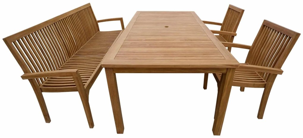 Záhradný stôl RIVIERA teak