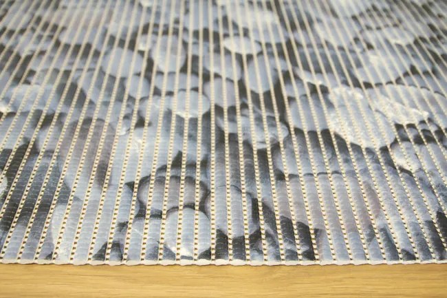 Kúpeľňová penová rohož Softy-tex Kamienky modrá