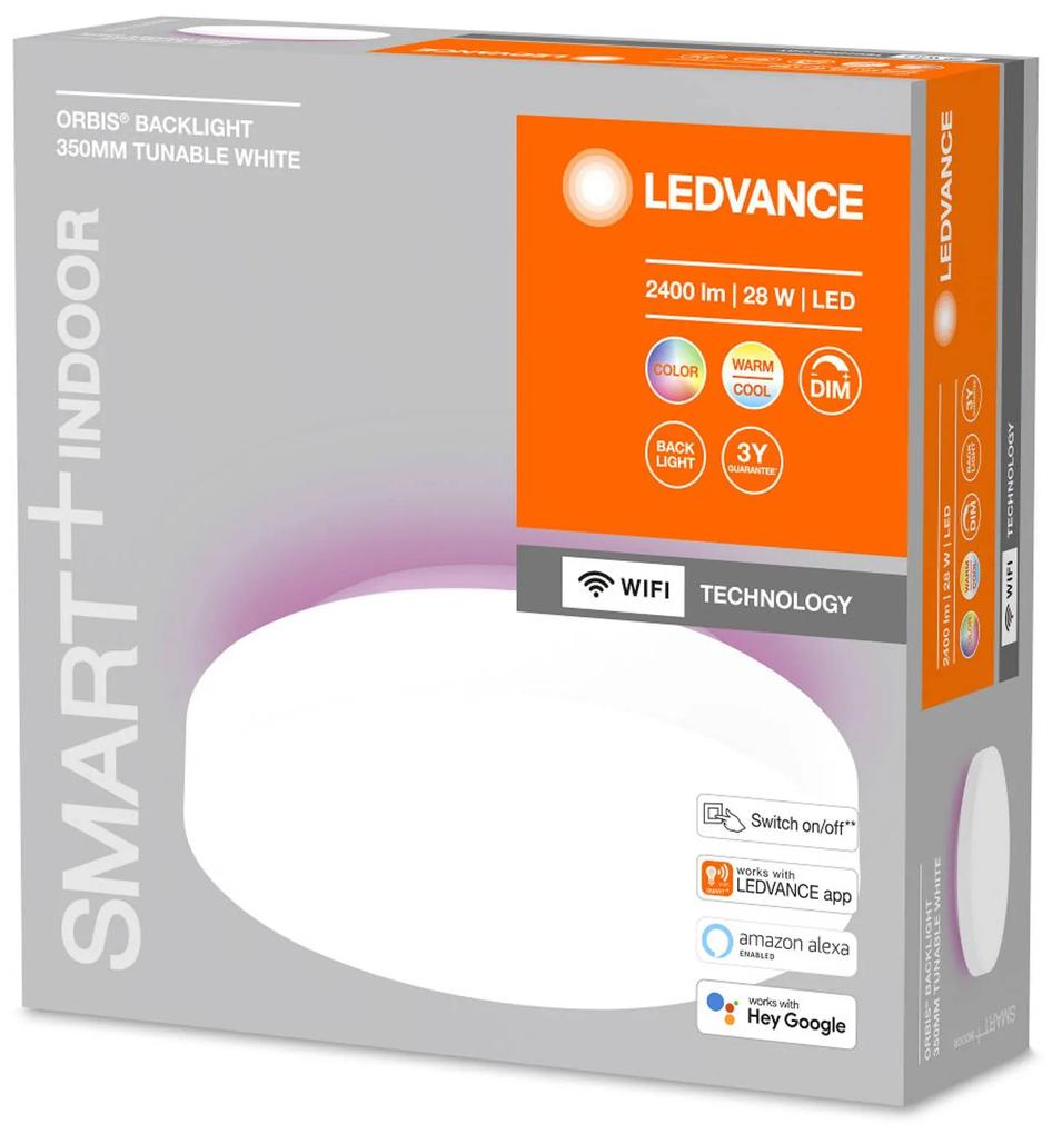 LEDVANCE SMART+ WiFi Orbis Backlight biela Ø 35 cm