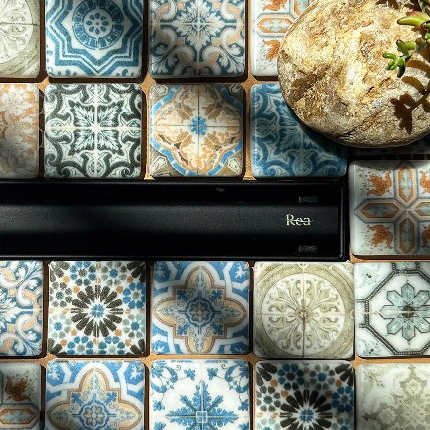 Rea Neox Slim Pro, sprchový odtokový žľab 100cm, čierna matná, REA-G2712