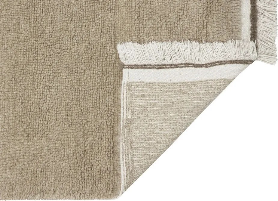 DOPREDAJ: 120x170 cm Vlněný koberec Steppe - Sheep Beige, 120x170, béžová, chodba / predsieň, Lorena Canals