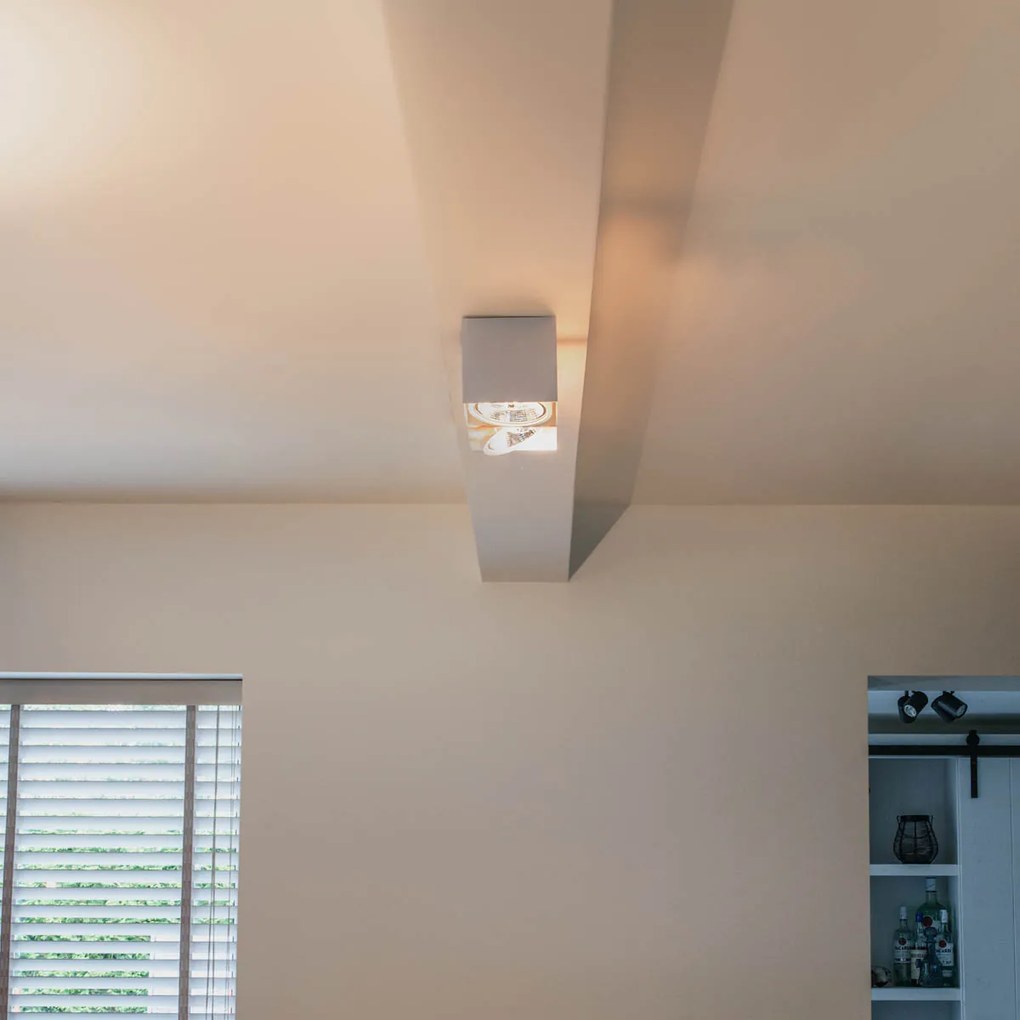 Inteligentný reflektor biely obdĺžnikový 2-svetelný vrátane 2 Wifi GU10 111mm - Box