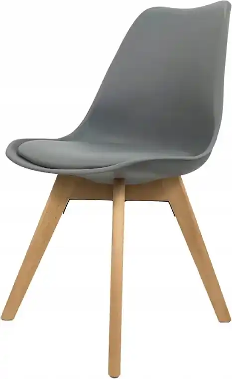 Bestent Jedálenské stoličky 4ks tmavo šedé škandinávsky štýl Basic | BIANO