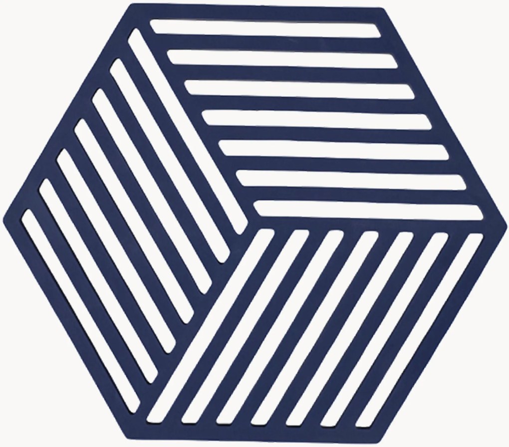 Silikónové podložky pod poháre Hexagon, 6 ks