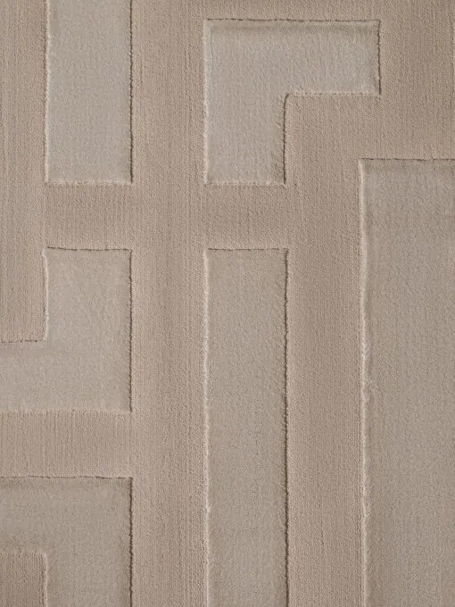 Koberec Elle Decoration Perles Onyx béžový / krémový