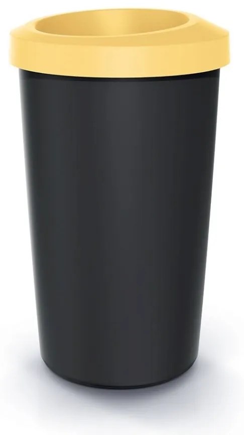 Set košov na triedený odpad, okrúhle, 3 x 45 l, farebná
