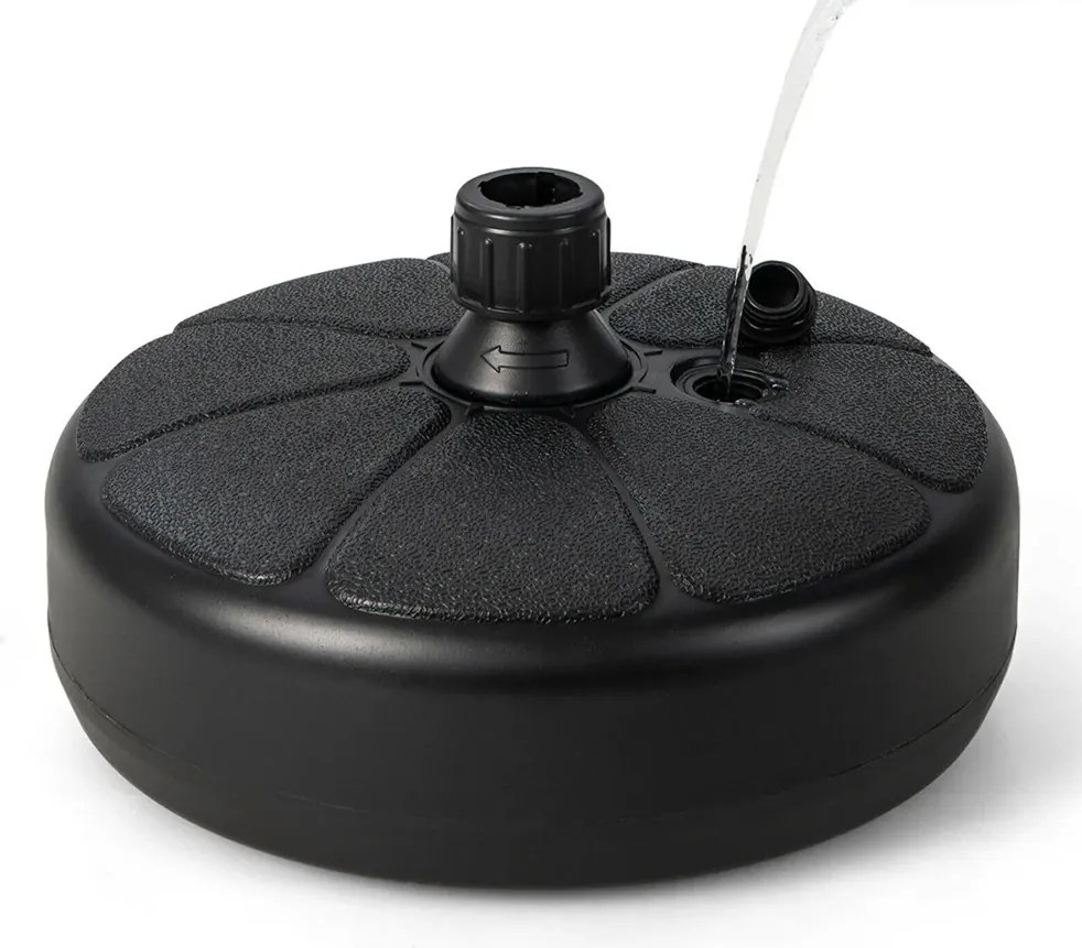 Stojan na slnečník plniteľný vodou alebo pieskom