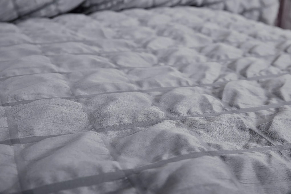 Krepové obliečky polycotton Neapol tmavo sivé 200x140cm+90x70cm TiaHome