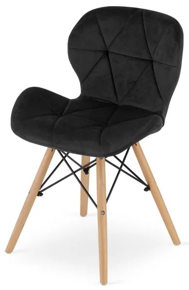 Set dvoch jedálenských stoličiek LAGO čierne (2ks)