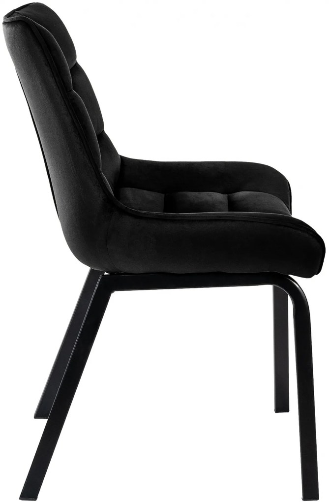 Stolička Saranda zamat - čierna