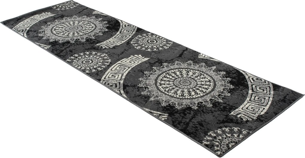 TA Koberec K870A TMAVO SIVÁ LACNÁ PP CRM Rozmer: 80x200 cm
