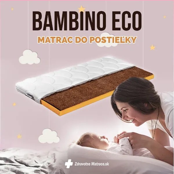 BENAB BAMBINO ECO matrac do postieľky 50x100 cm Poťah ALOEVERA