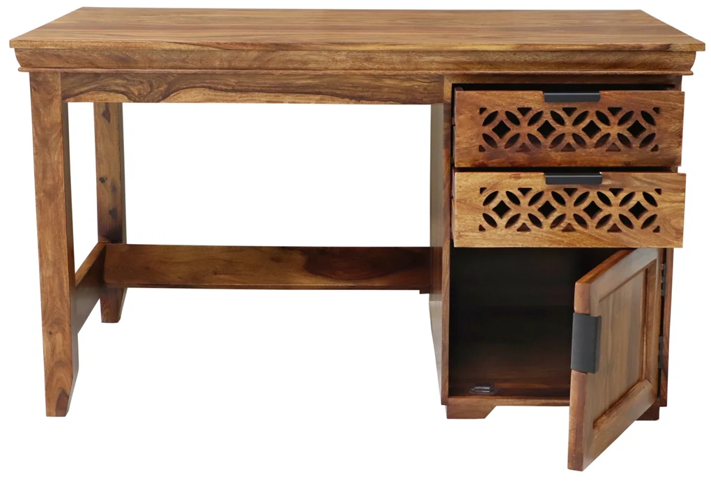 furniture-nabytek.cz - Drevený pracovný stôl z masívu palisander 130x70x76