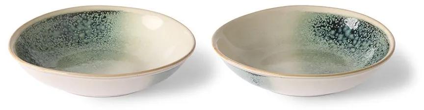 HK living Hlboký keramický tanier Mist 850 ml