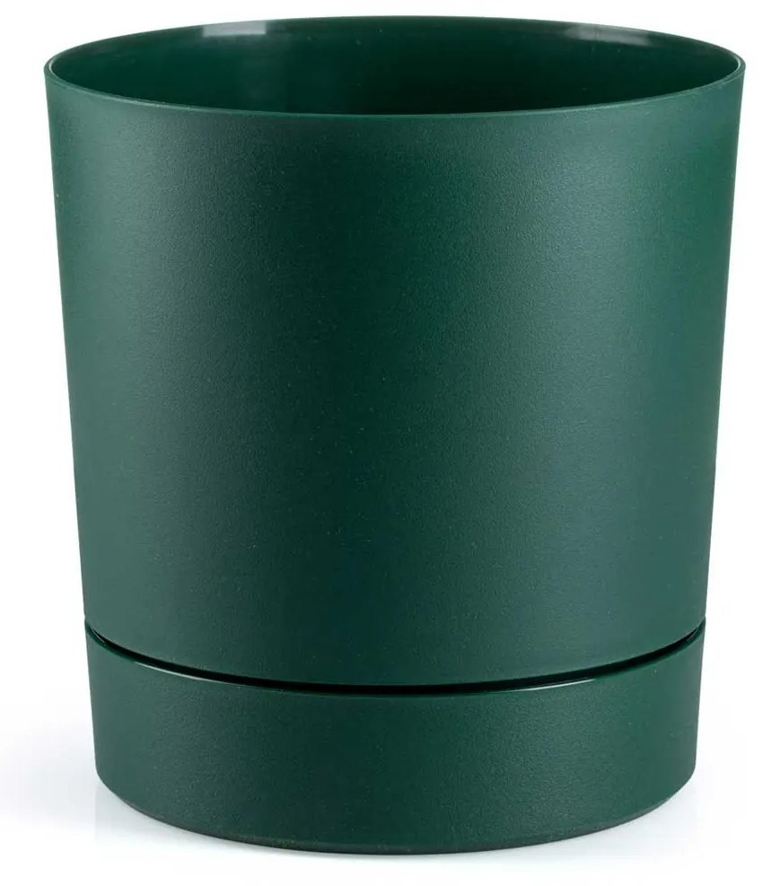 PLASTOVÝ KVETINÁČ AZALEA 17,5X18,5 CM TMAVOZELENÁ