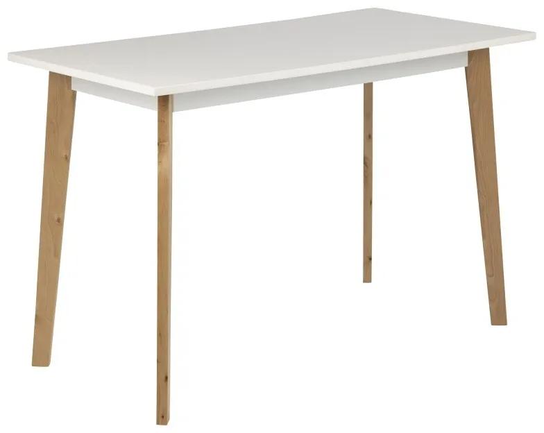 Písací stôl Rubio biely/breza