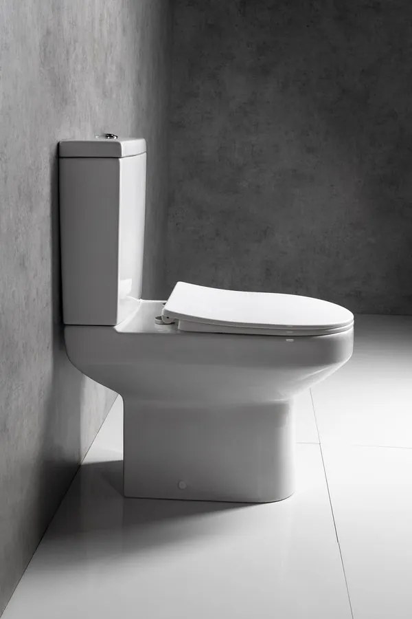 Aqualine Aqualine, VERMET WC kombi mísa, spodný/zadný odpad, biela, VR038