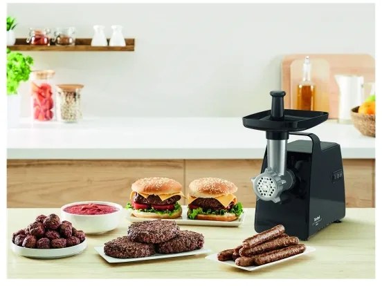 Tefal - Mlynček na mäso 6v1 2000W/230V čierna