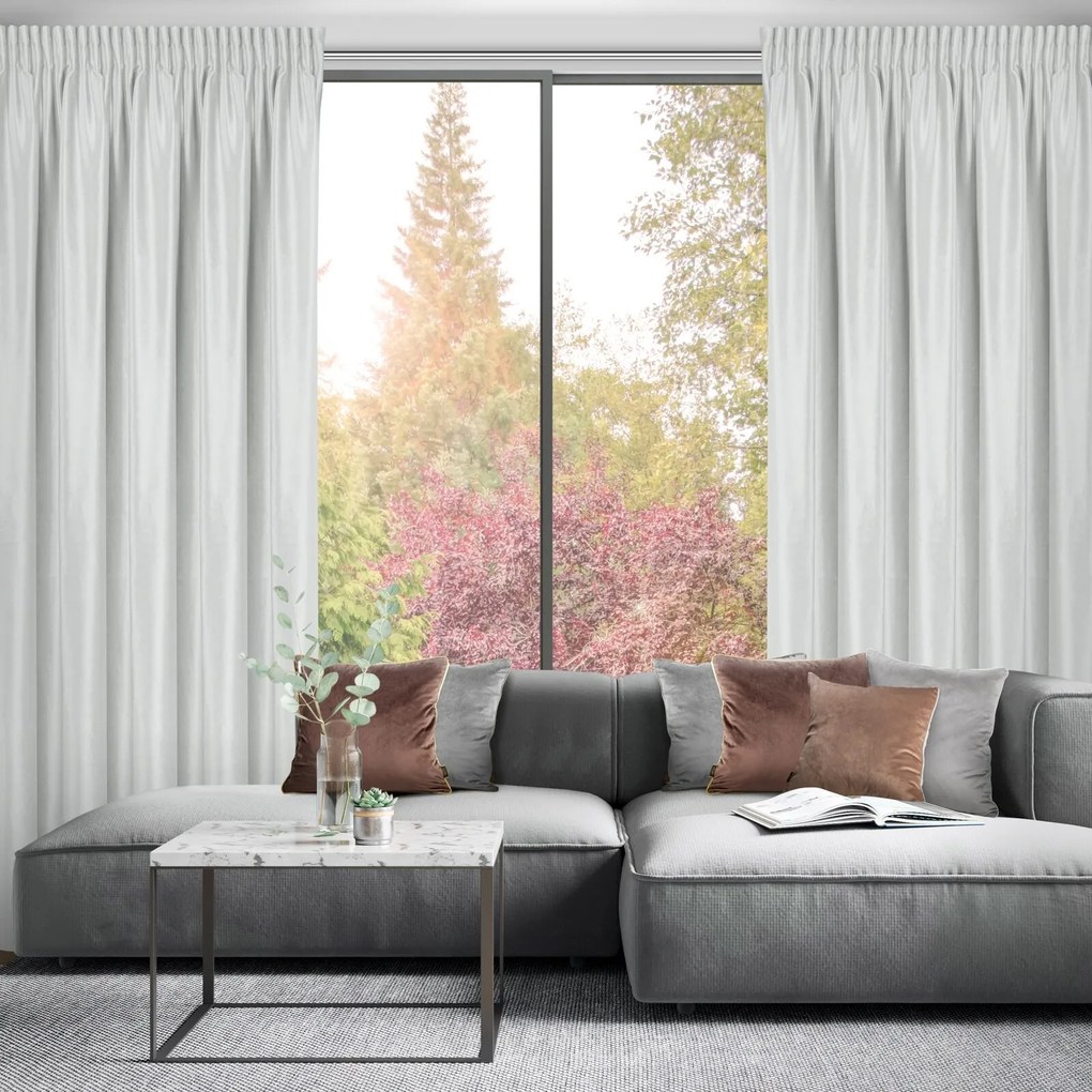 ZATEMŇOVACÍ ZÁVES NA PÁSKE CAMERON 140X270 CM BIELA