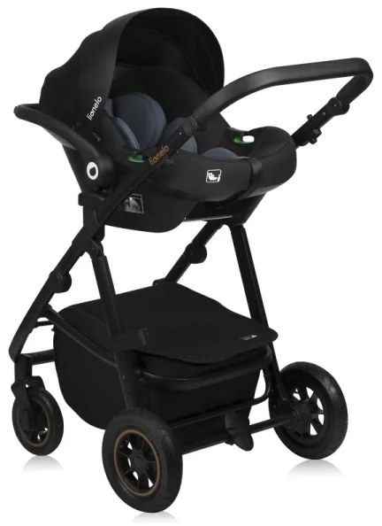 Lionelo - Kombinovaný kočík 3v1 AMBER PLUS Beige Sand