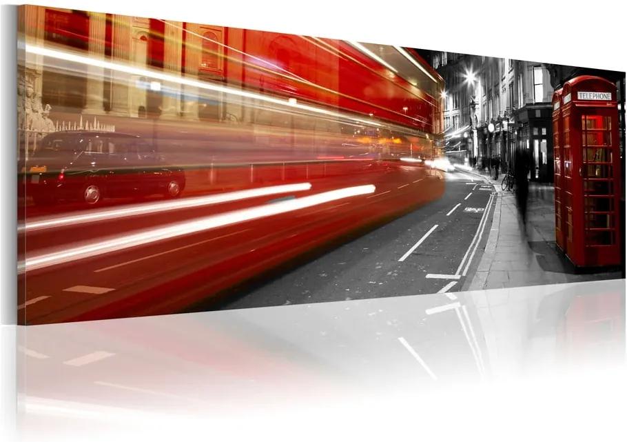 Obraz na plátne Artgeist London Rush Hour, 120 x 40 cm