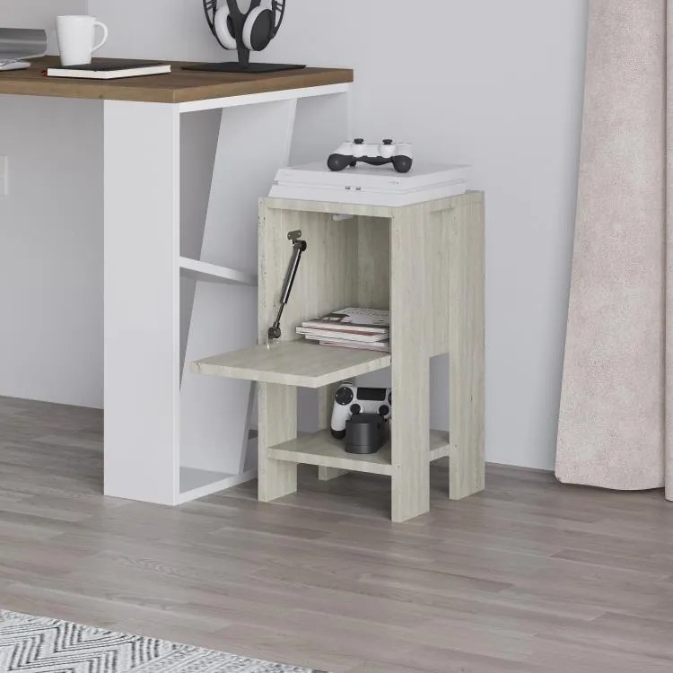 Nočný stolík Houseland EMA travertine