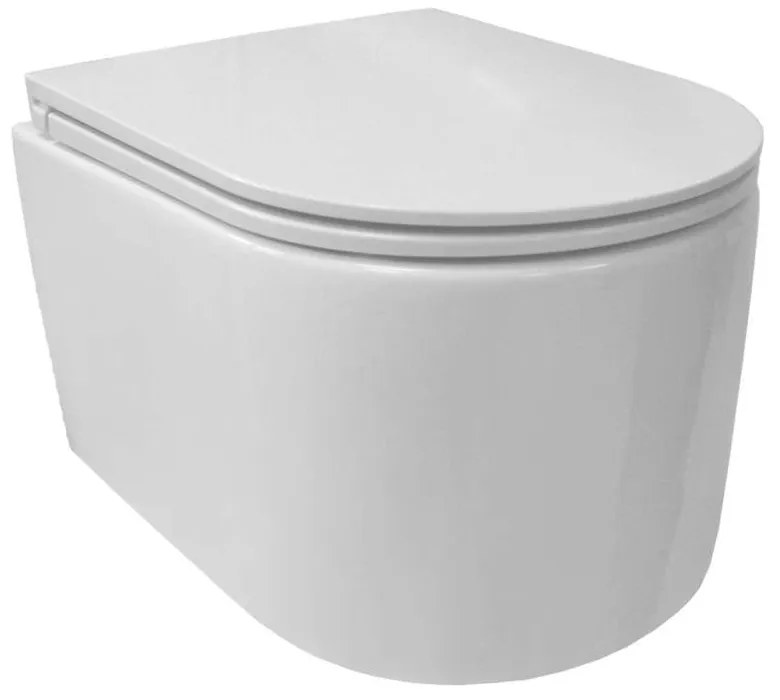 Mereo Mereo, WC závesné kapotované, RIMLESS, 495x360x370, keramické, vr. sedátka CSS113S, MER-VSD84S1