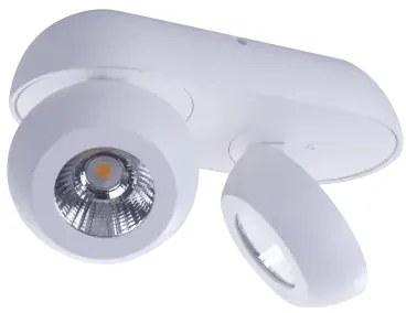 LED bodové svetlo Ojos 2 biele