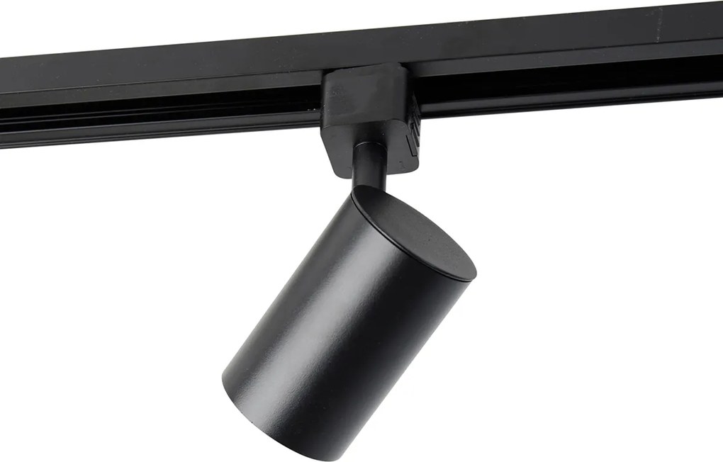 Moderný koľajnicový systém so 4 bodovými svetlami čierny 1-fázový - Iconic Yade