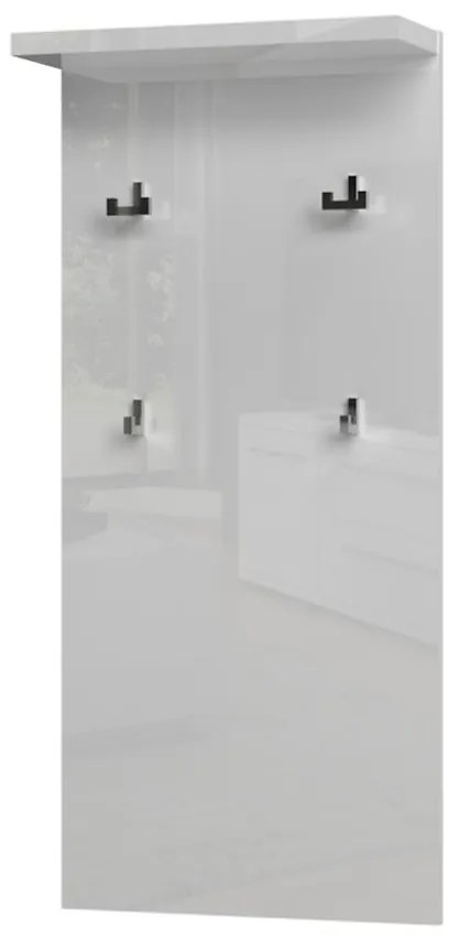 Vešiak Piano Clk46 Lesk Biely