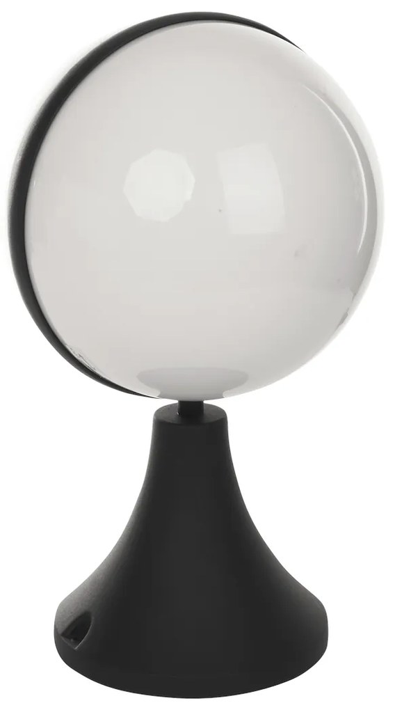 Exteriérová lampa, 1x biele PVC tienidlo