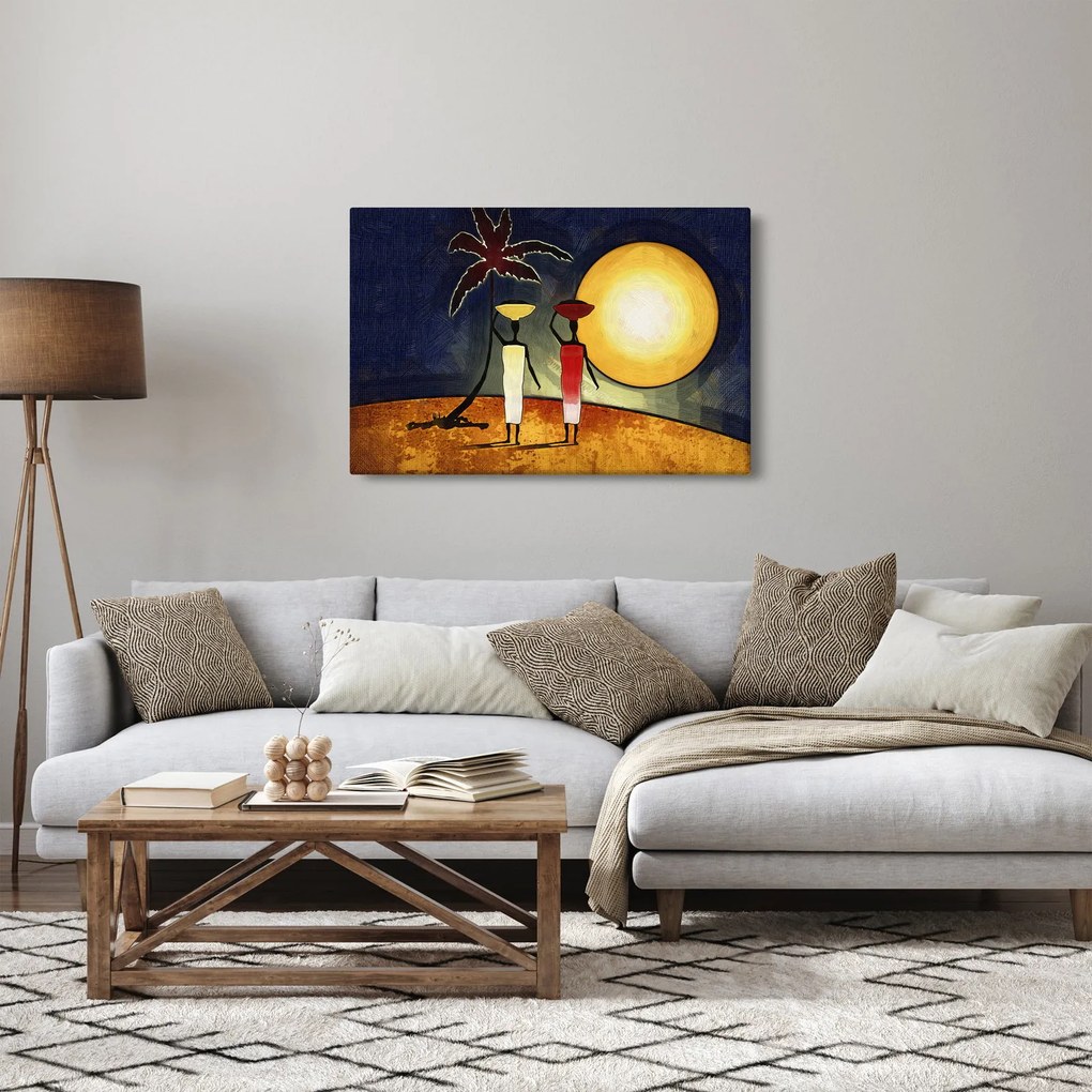Obraz starovekej maľby (90x60 cm)