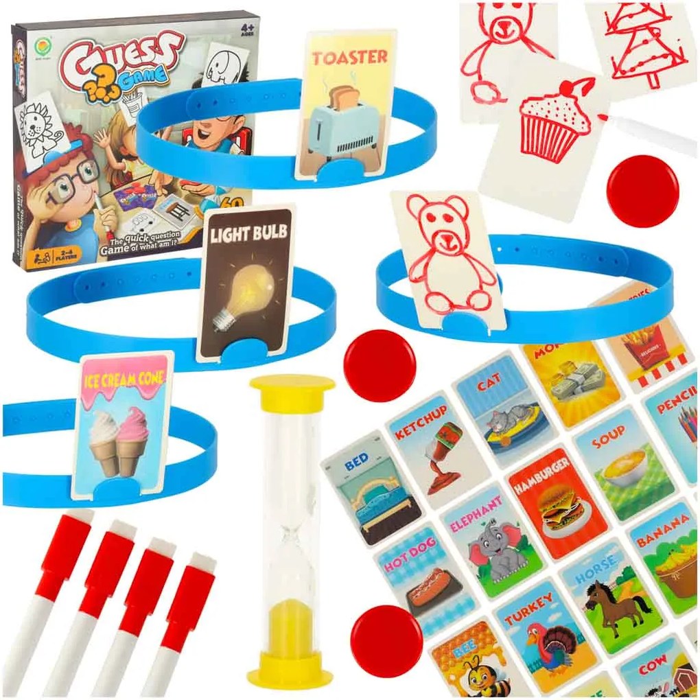 KIK Kto som ja? Uhádni kresbu – rodinná spoločenská hra pre deti 5+, 2-4 hráči