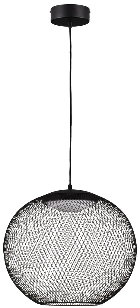 LED čierne dizajnové svietidlo Kinetic 40