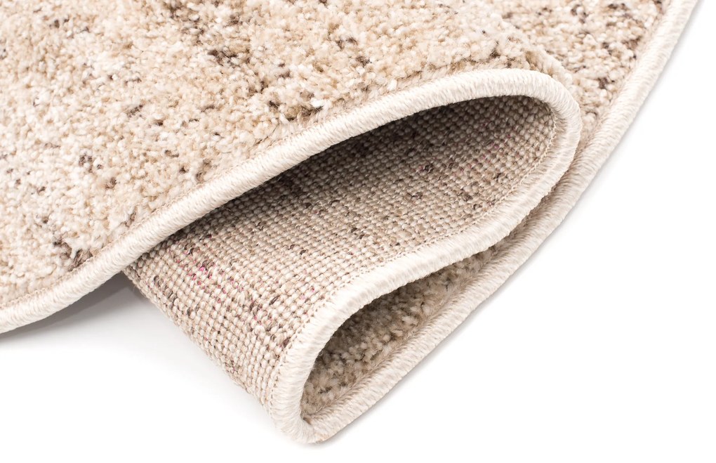 Koberec kruh T006A CREAM SARI KOŁO 3UX Veľkosť: 130x130cm