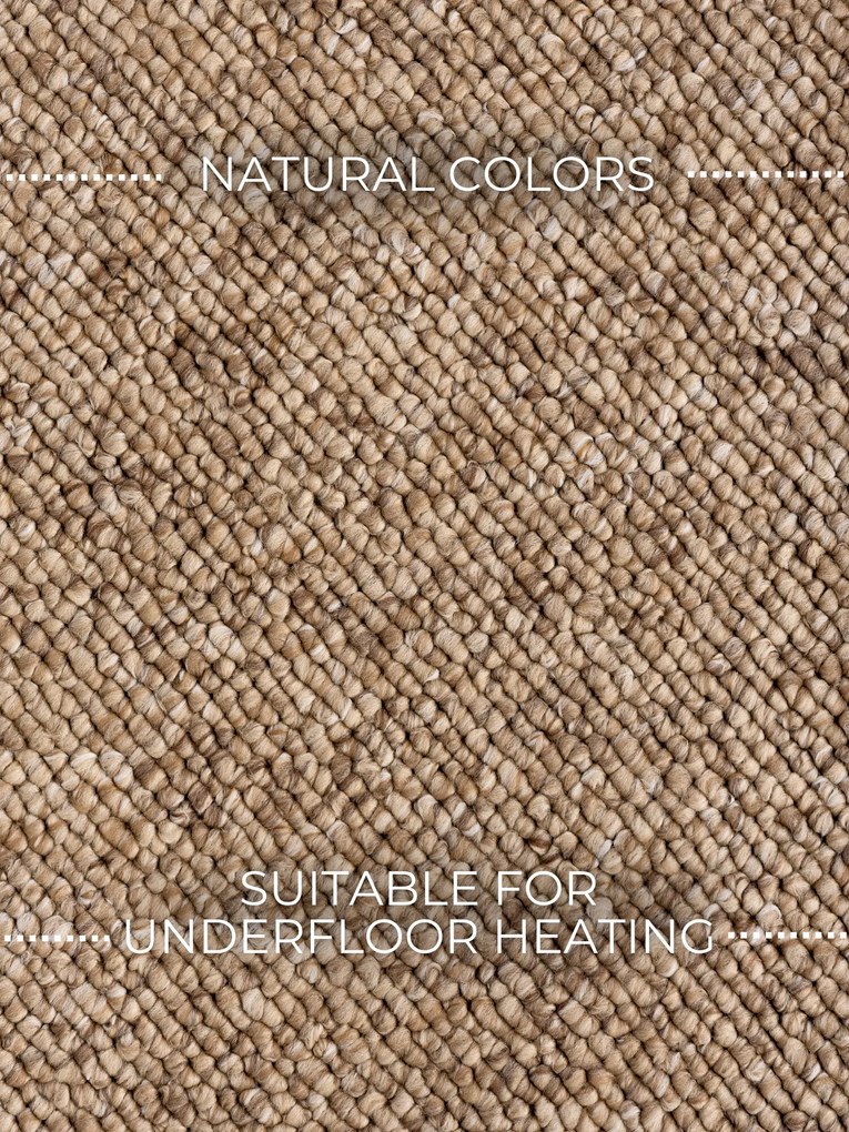 ELLE Decoration, Kusový koberec Wolly Ultra 106227 Caramel z kolekcie Elle, 240x340, hnedá, obývacia izba