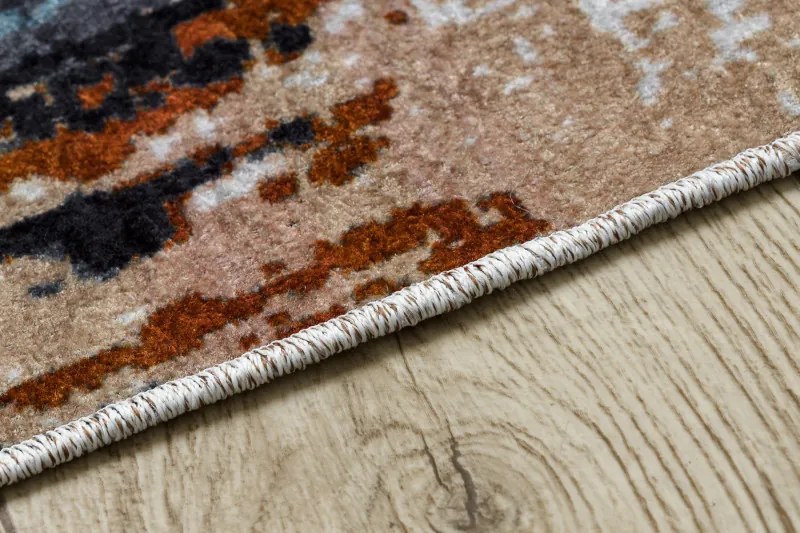 Dywany Łuszczów, Kusový koberec Miro 51454.802 navy/beige, 160x220, viacfarebná, chodba / predsieň